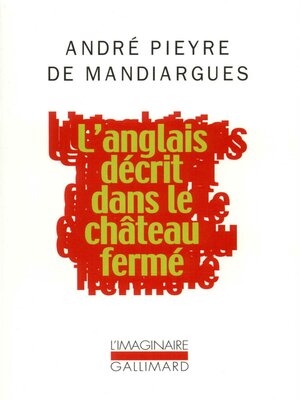 cover image of L'Anglais décrit dans le château fermé